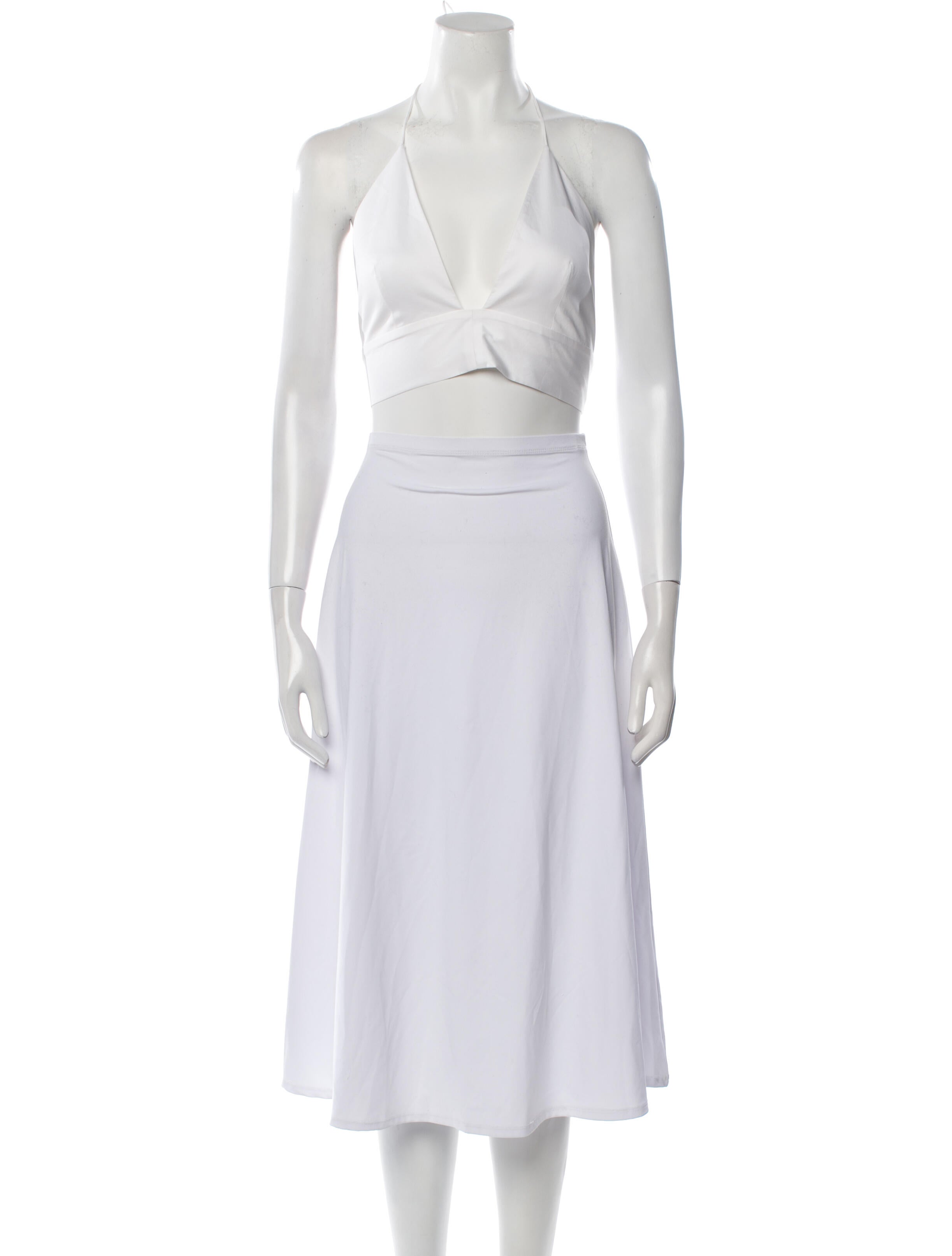 Alexis V-Neck Sleeveless Crop Top