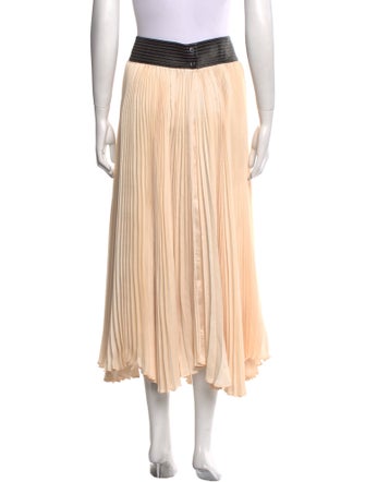 Alexis Colorblock Pattern Midi Length Skirt