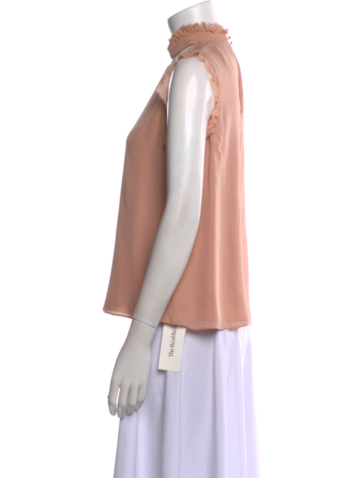 Alexis Silk Mock Neck Top