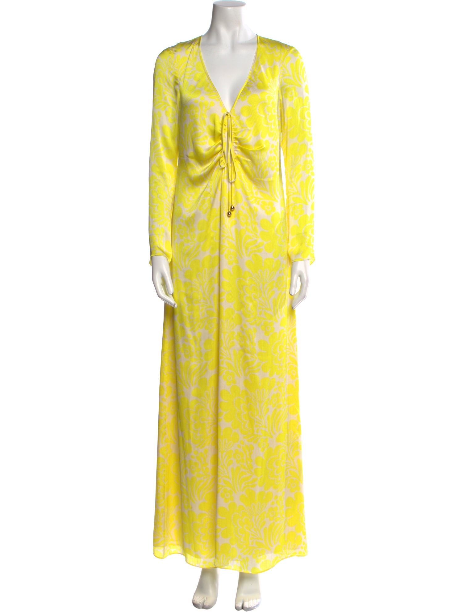 Alexis Floral Print Long Dress