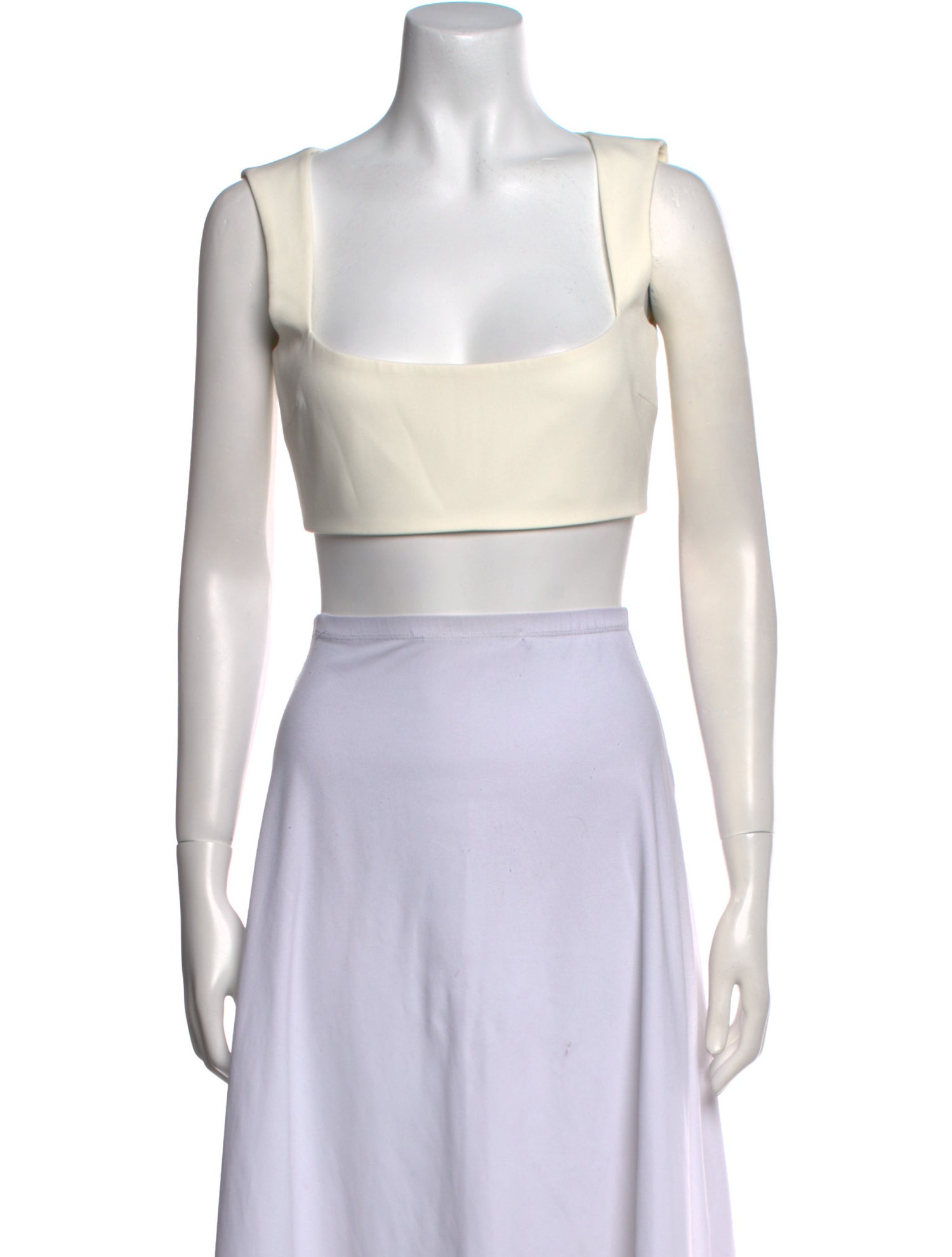 Alexis Square Neckline Sleeveless Crop Top w/ Tags