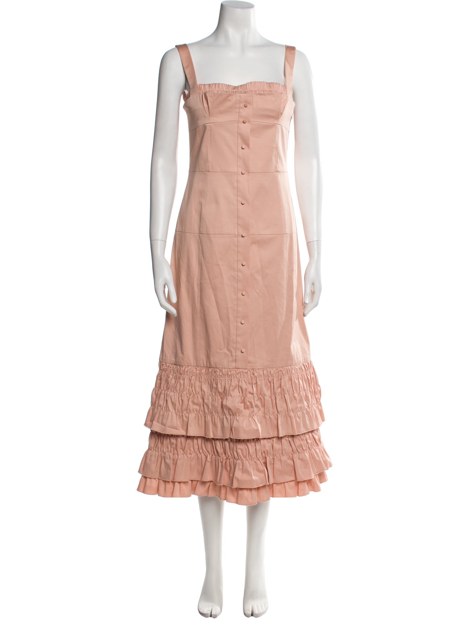 Alexis Square Neckline Long Dress