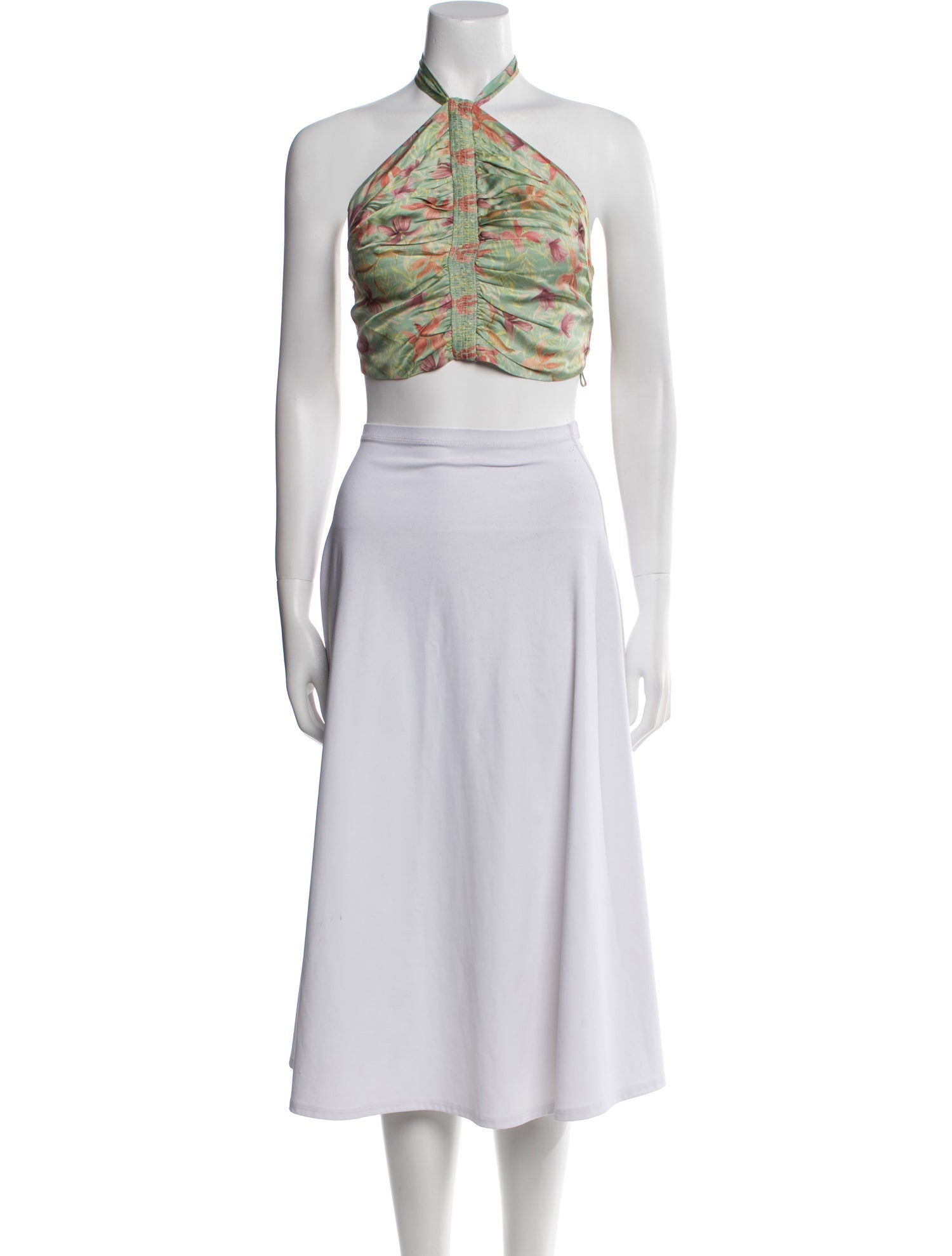 Alexis Halterneck Sleeveless Crop Top