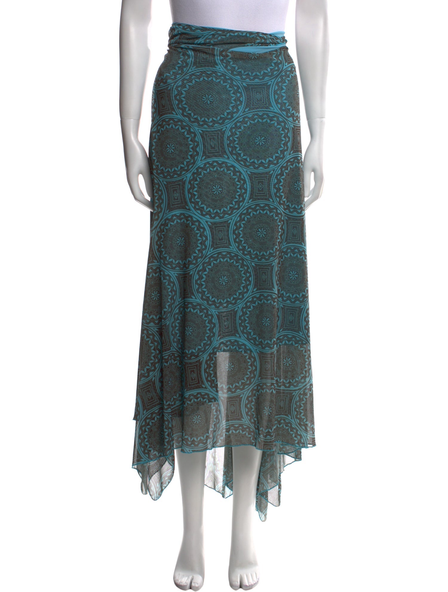 Alexis Paisley Print Long Skirt w/ Tags