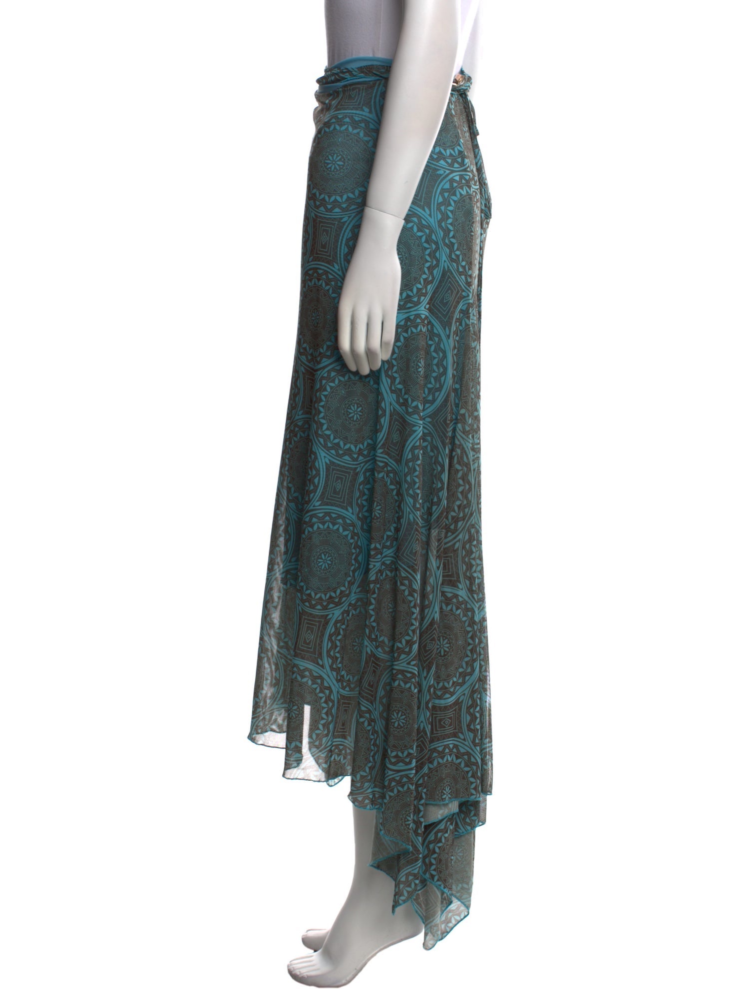 Alexis Paisley Print Long Skirt w/ Tags