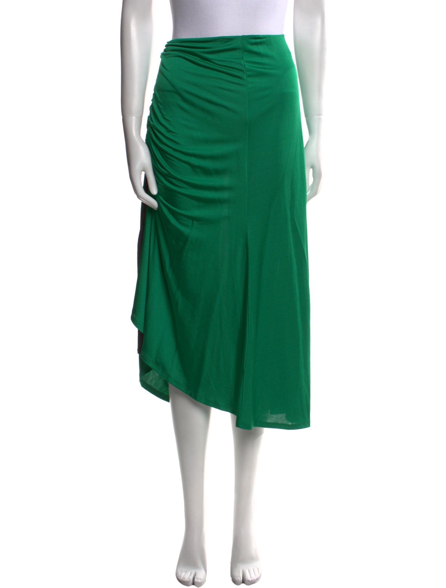 Alexis Grosgrain Trim Midi Length Skirt