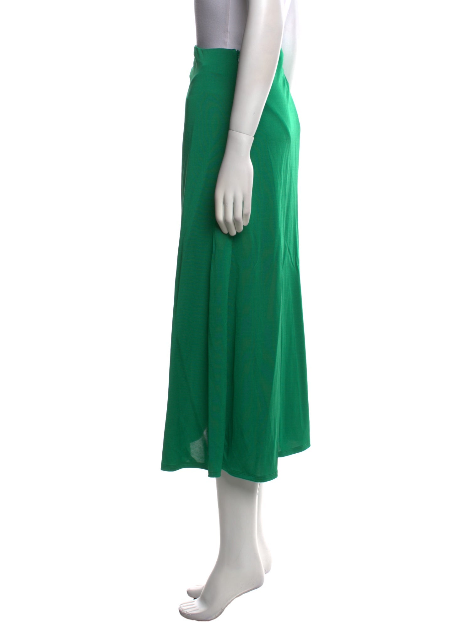 Alexis Grosgrain Trim Midi Length Skirt