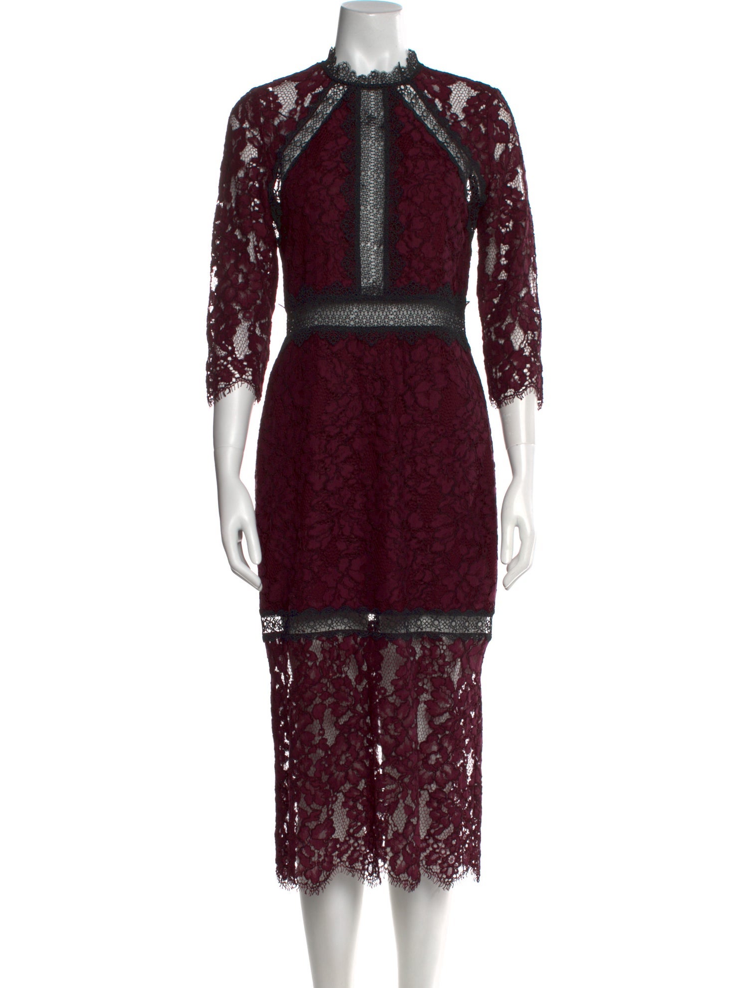 Alexis Lace Long Dress