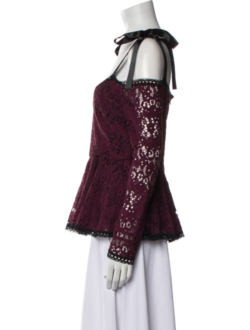 Alexis Nylon Lace Pattern Blouse