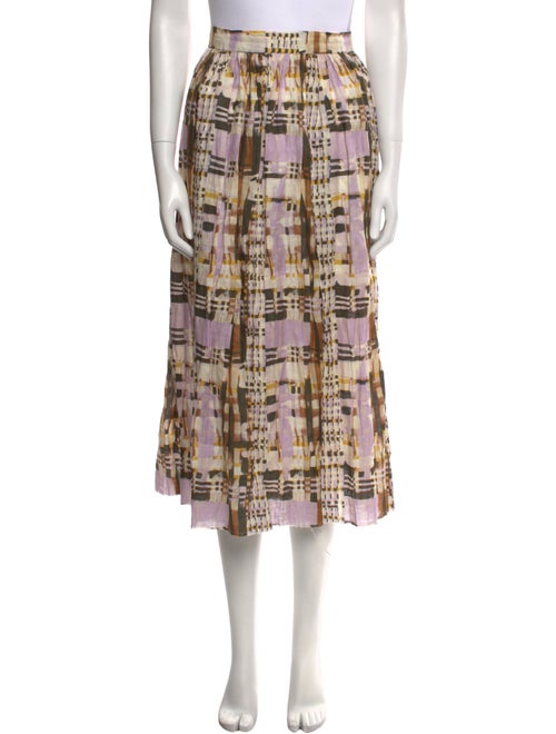 Alexis Linen Midi Length Skirt