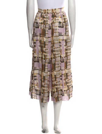 Alexis Linen Midi Length Skirt