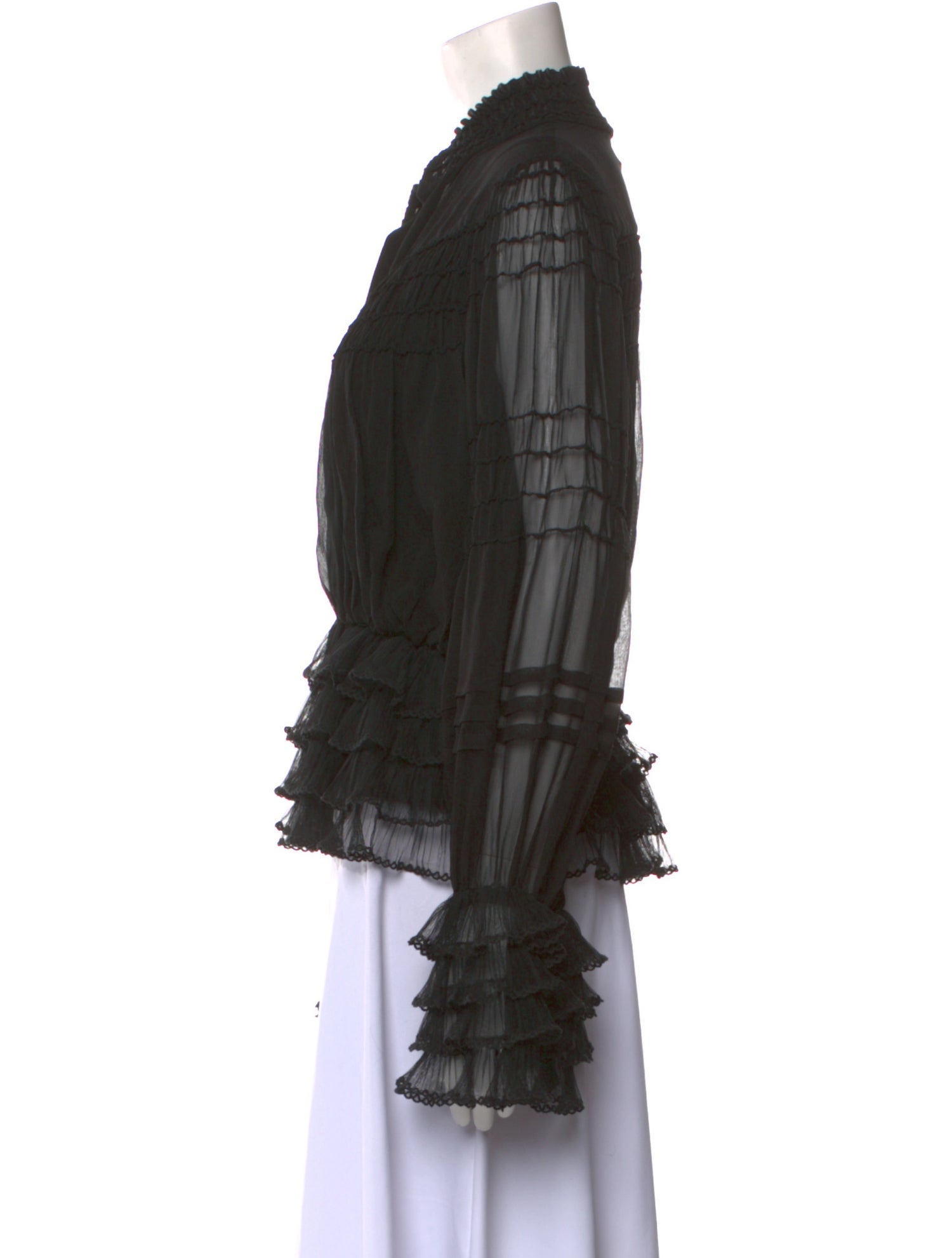 Alexis Silk V-Neck Blouse