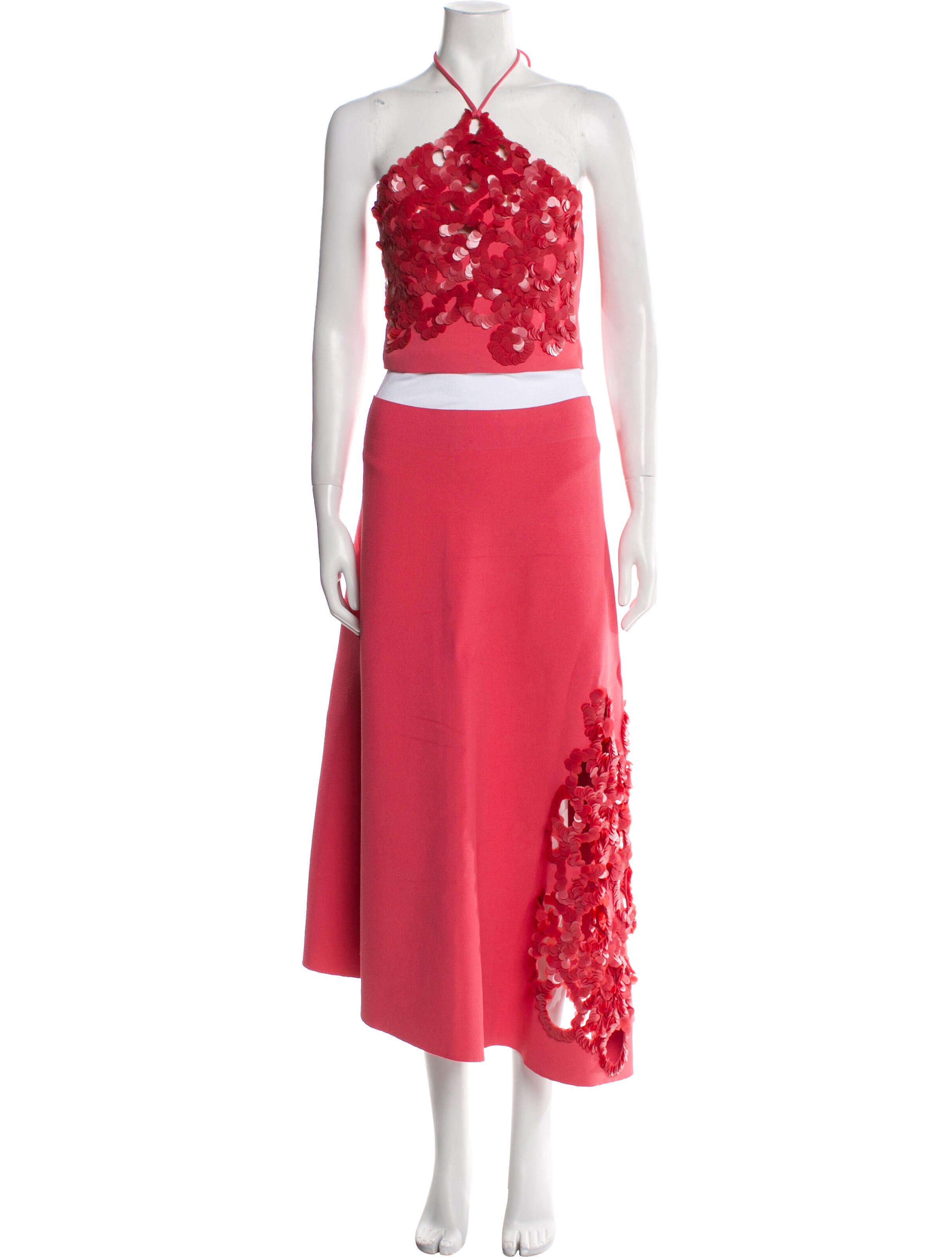 Alexis Cutout Accent Skirt Set