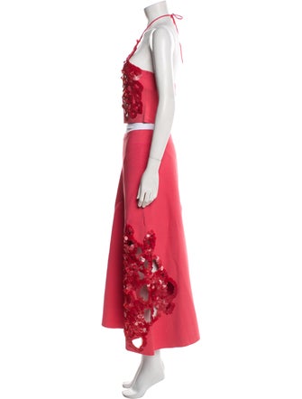 Alexis Cutout Accent Skirt Set