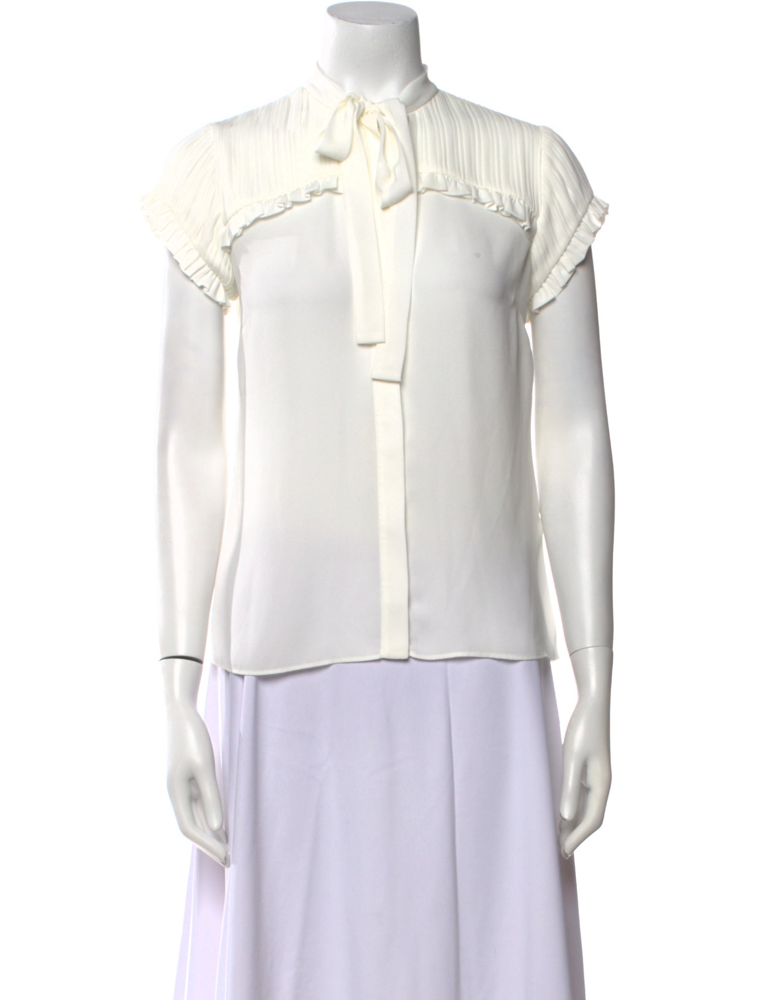 Alexis Short Sleeve Button-Up Top