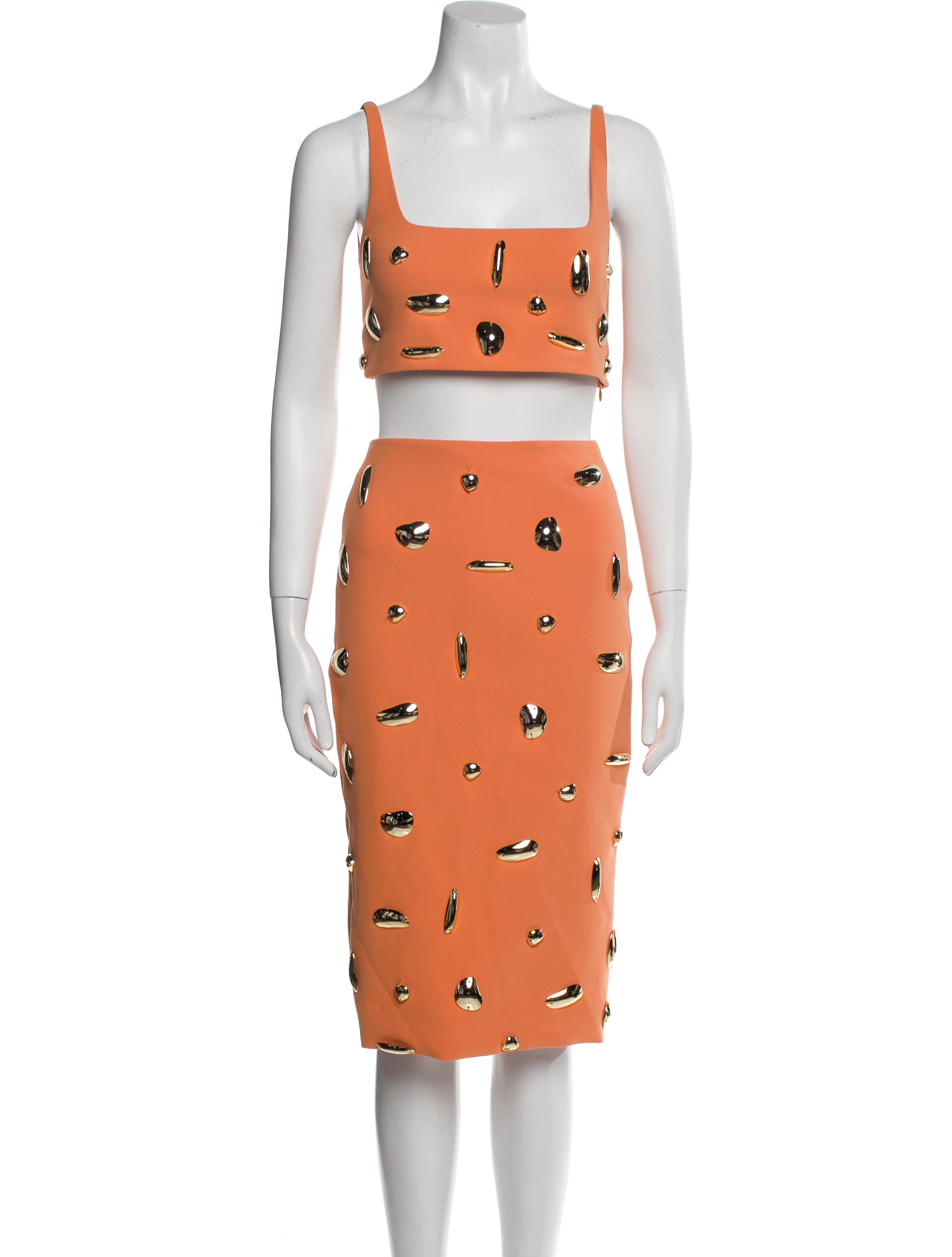 Alexis Studded Accents Skirt Set