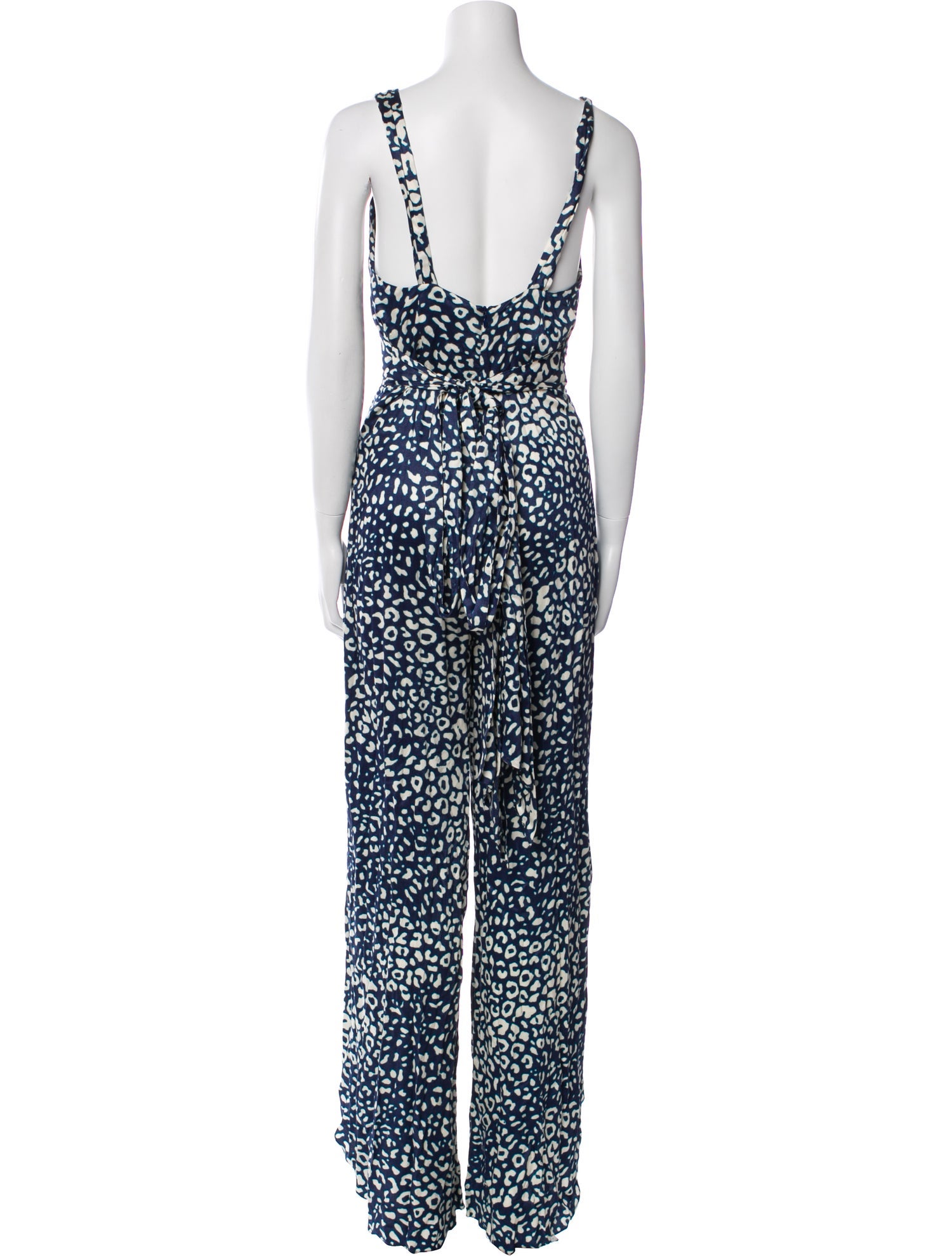 Alexis Animal Print V-Neck Jumpsuit