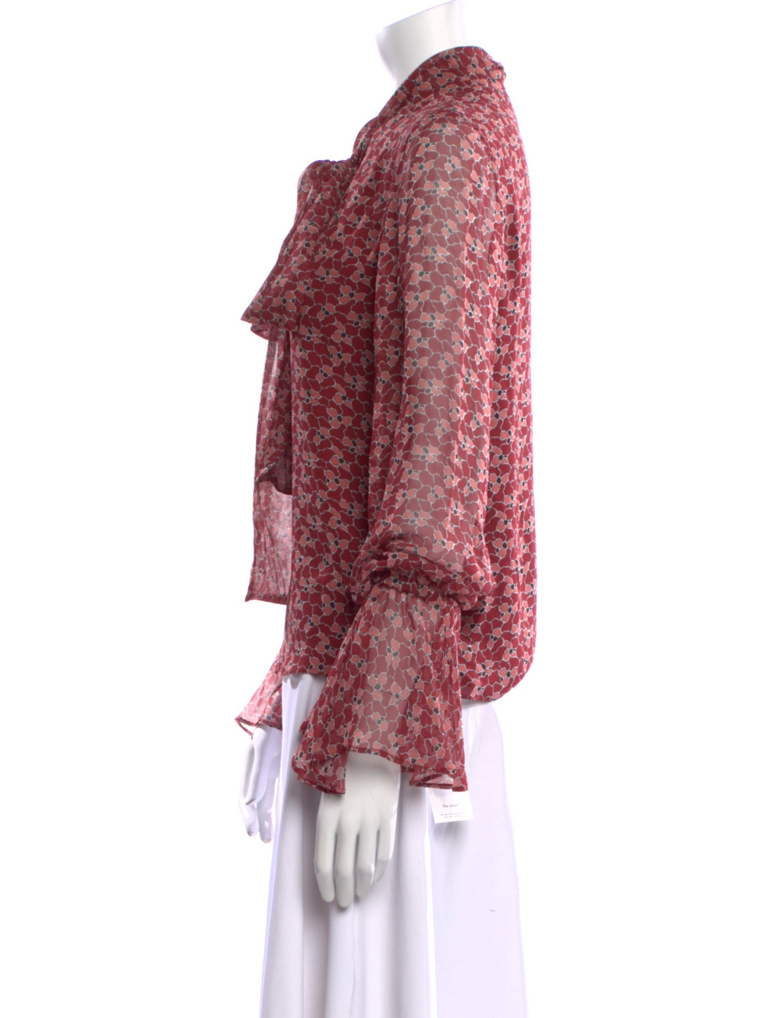 Alexis Silk Floral Print Blouse