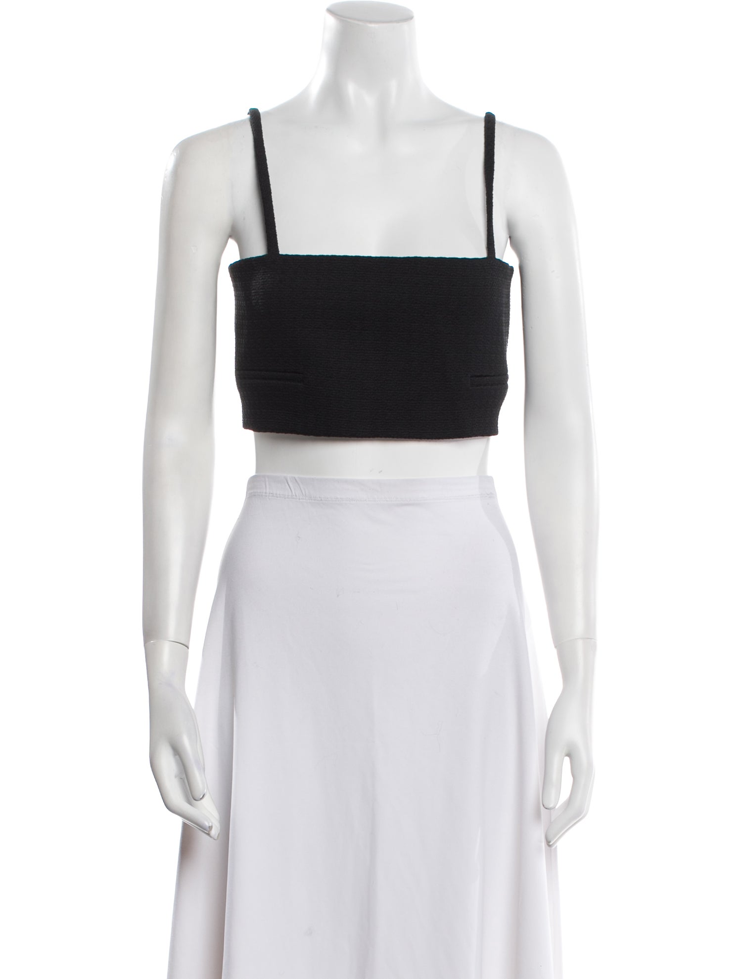 Alexis Square Neckline Sleeveless Crop Top w/ Tags
