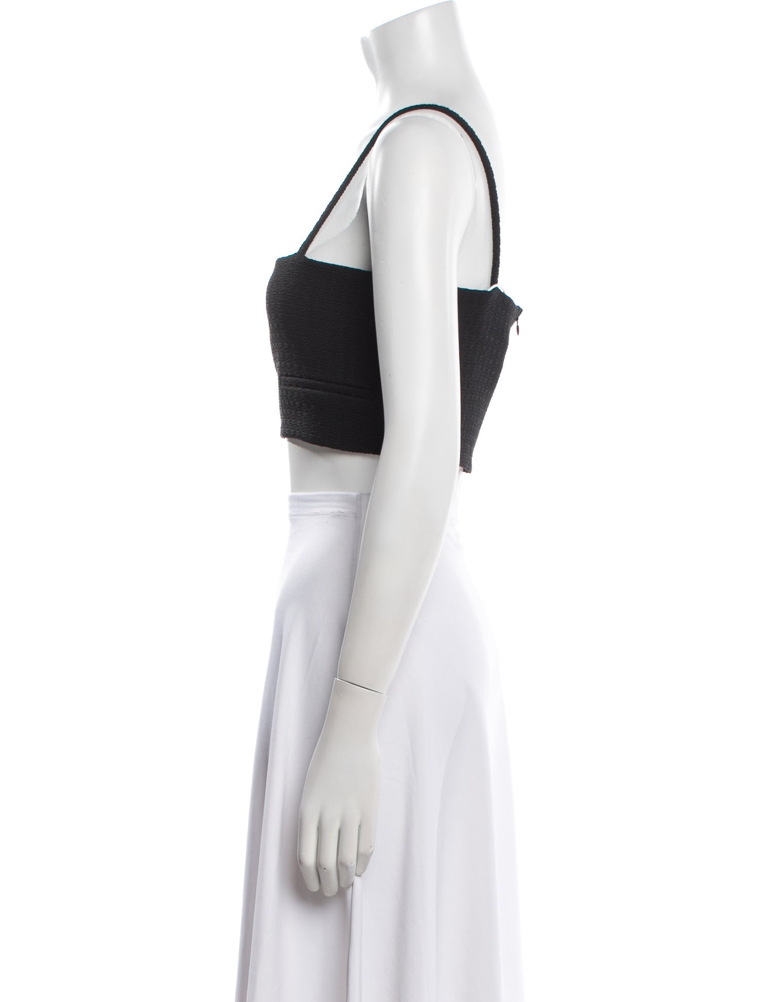 Alexis Square Neckline Sleeveless Crop Top w/ Tags