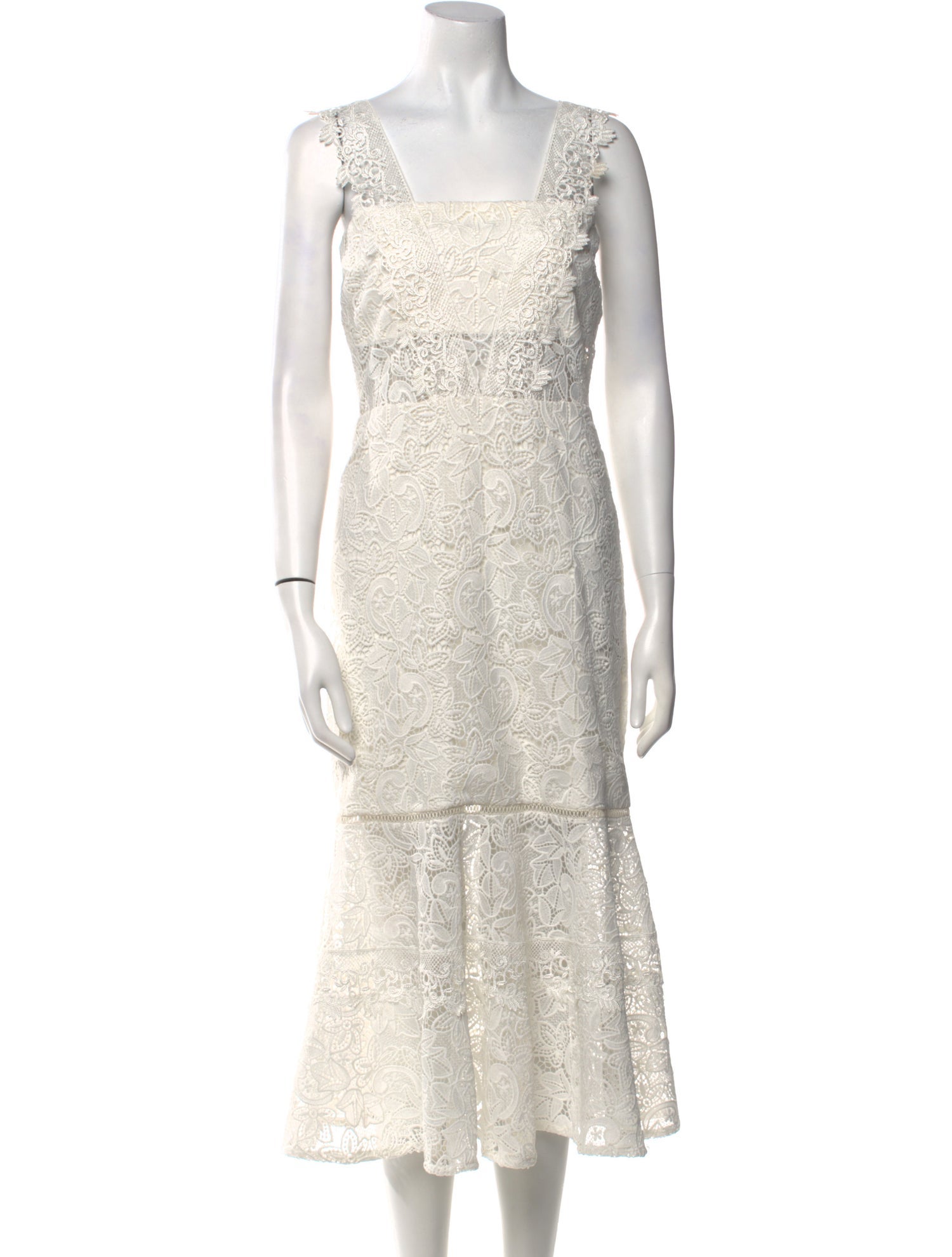 Alexis Lace Midi Length Dress