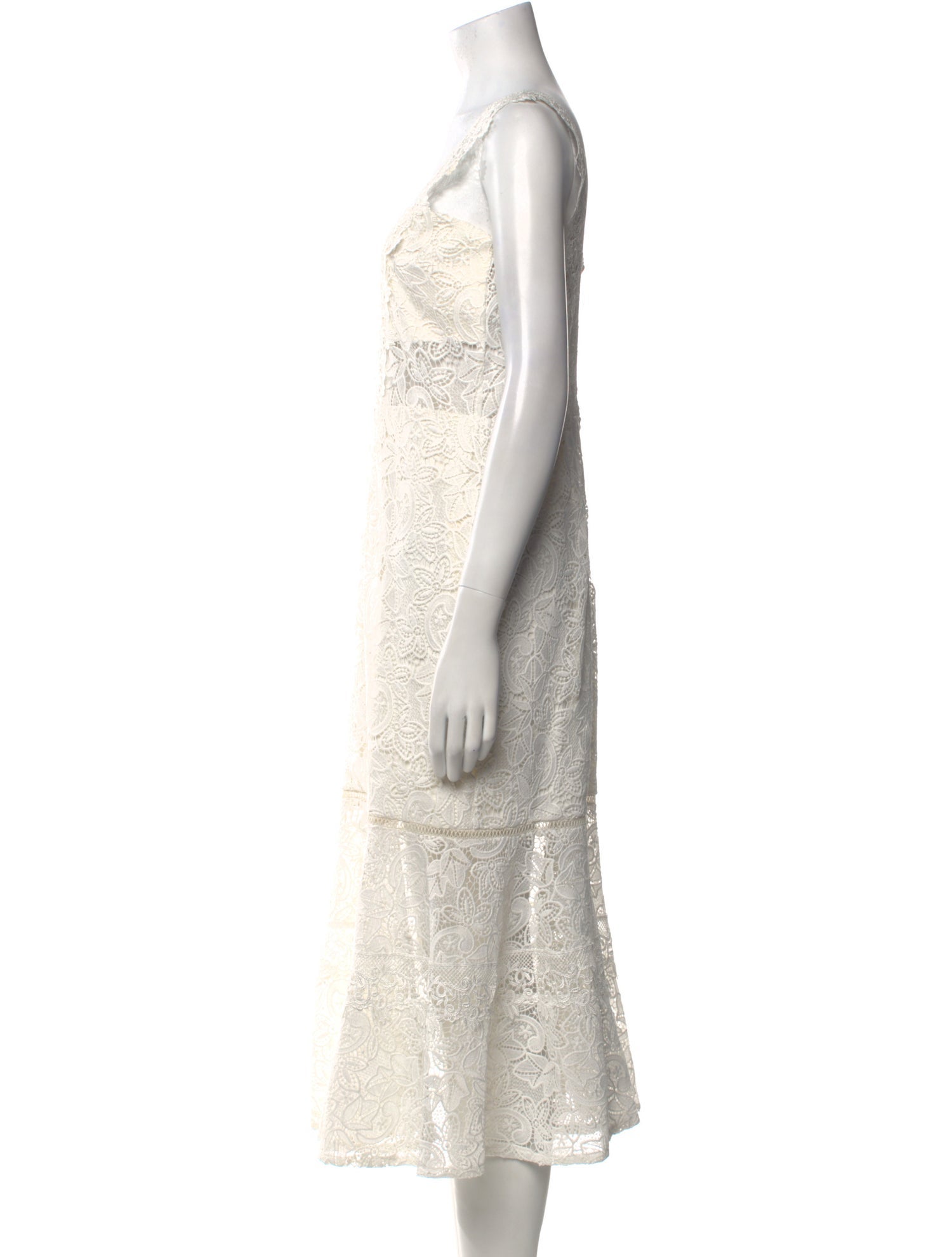 Alexis Lace Midi Length Dress