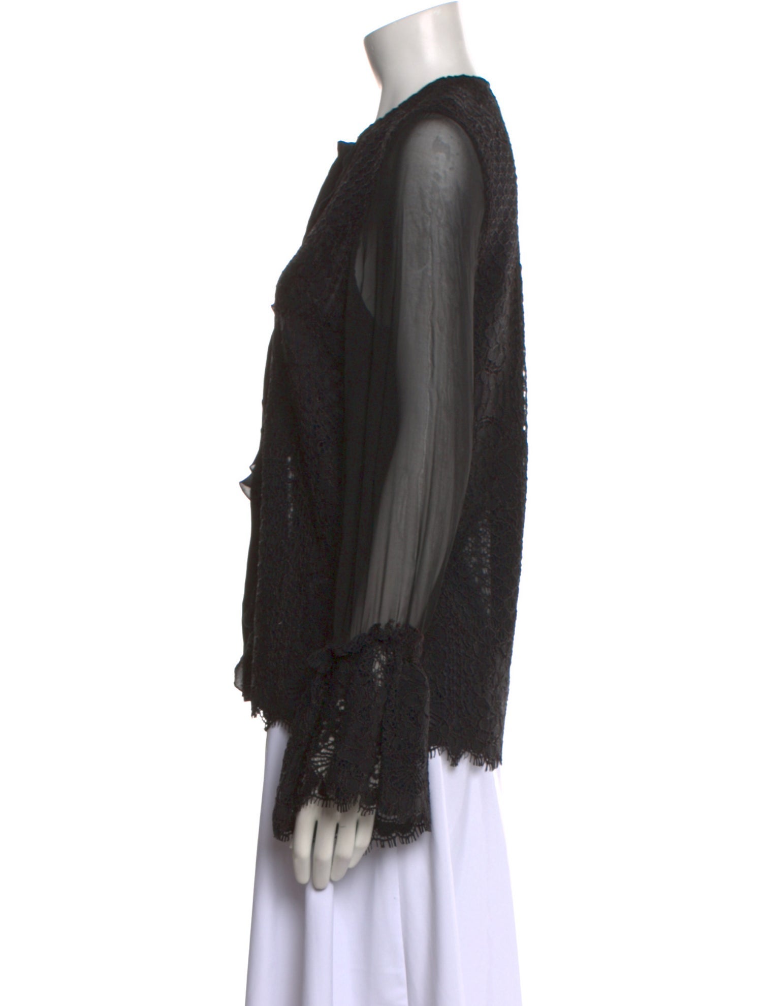 Alexis Crew Neck Long Sleeve Blouse