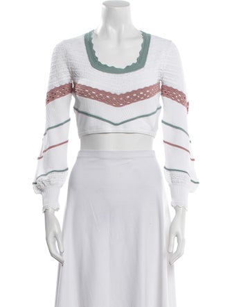 Alexis Striped Scoop Neck Sweater