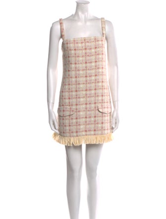 Alexis Plaid Print Mini Dress