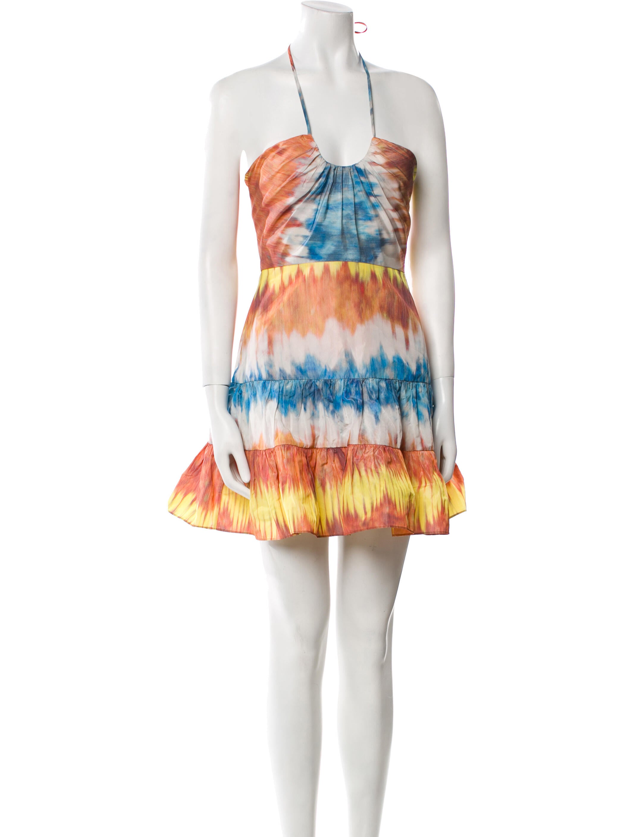 Alexis Tie-Dye Print Mini Dress