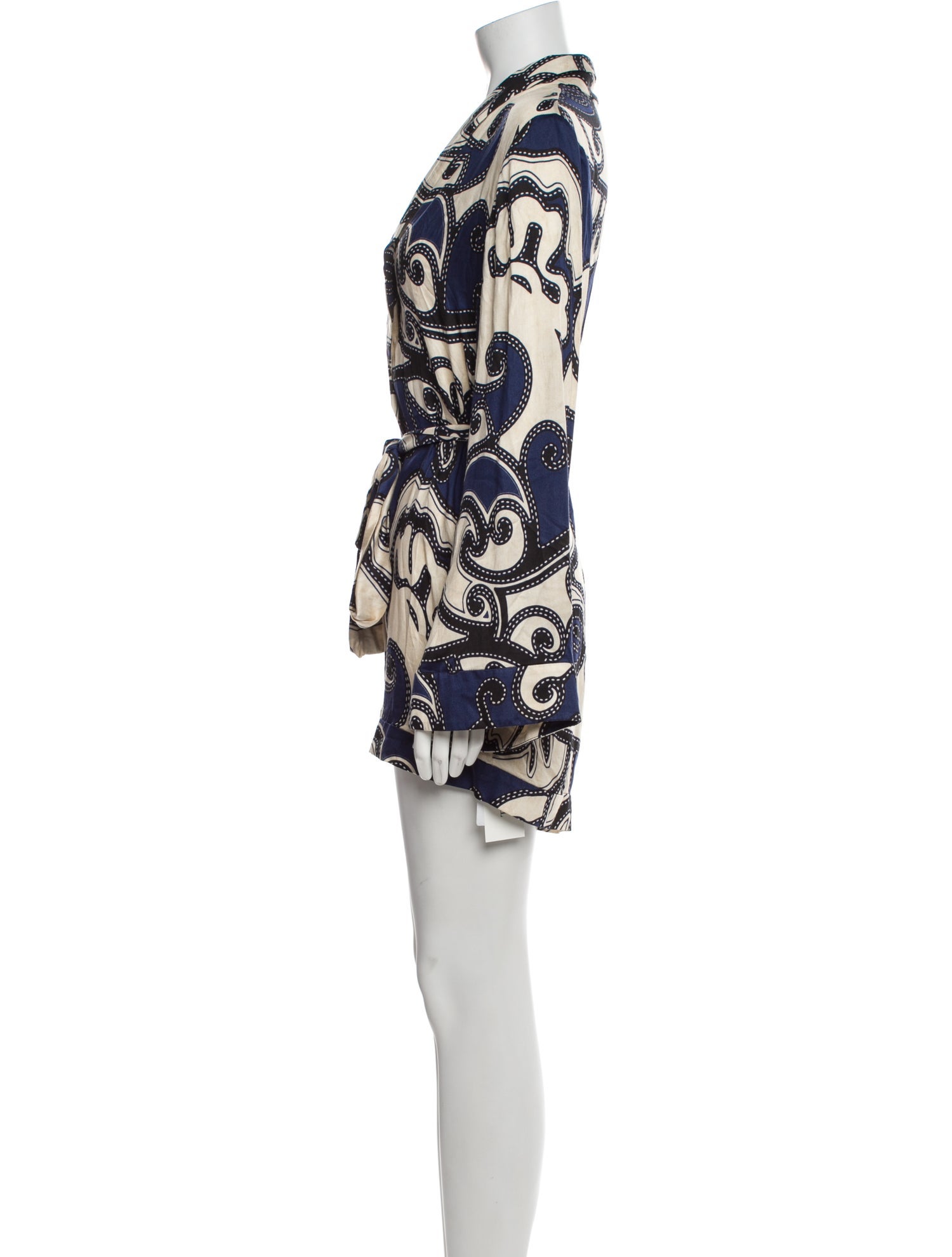 Alexis Printed V-Neck Romper