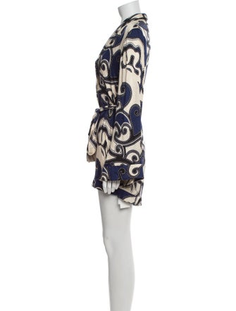 Alexis Printed V-Neck Romper