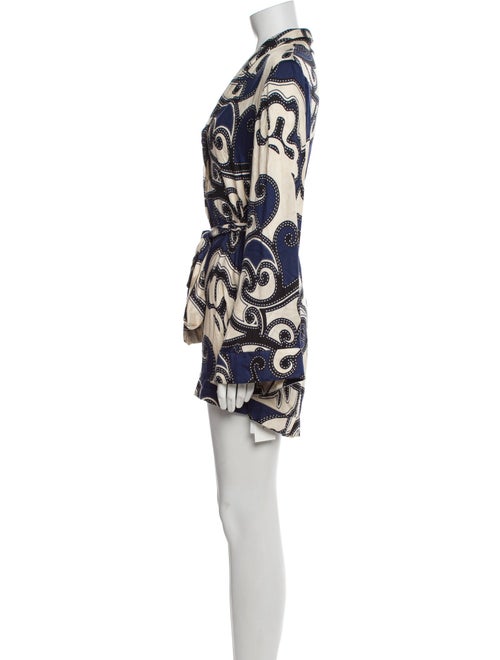 Alexis Printed V-Neck Romper