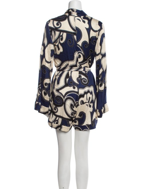 Alexis Printed V-Neck Romper