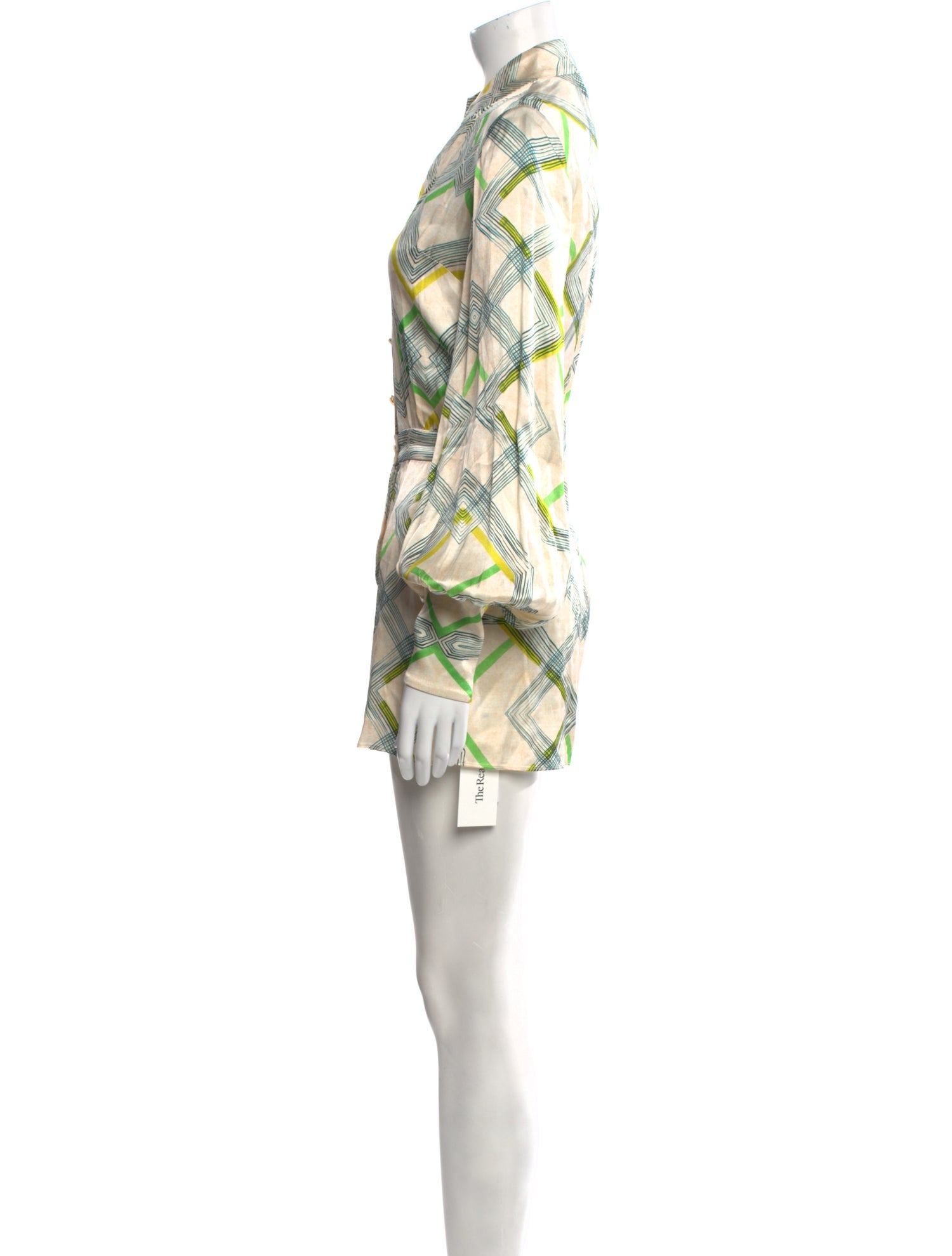 Alexis Printed V-Neck Romper