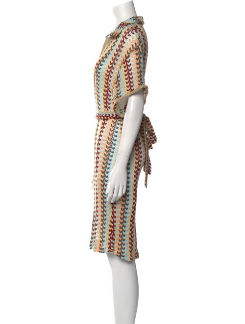 Alexis Printed Knee-Length Dress