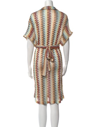 Alexis Printed Knee-Length Dress