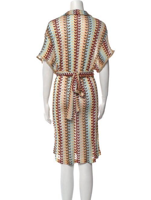 Alexis Printed Knee-Length Dress