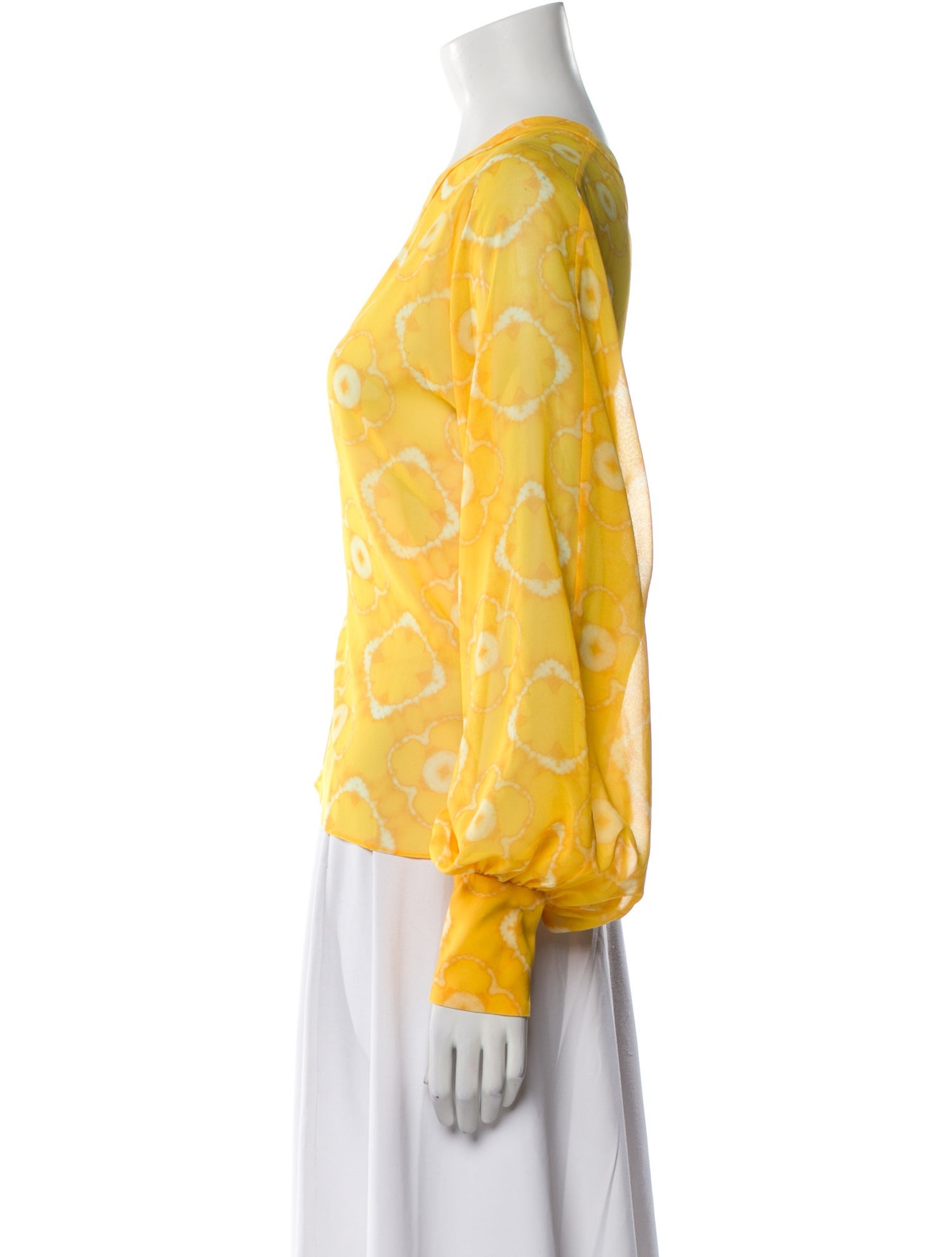 Alexis Printed V-Neck Top