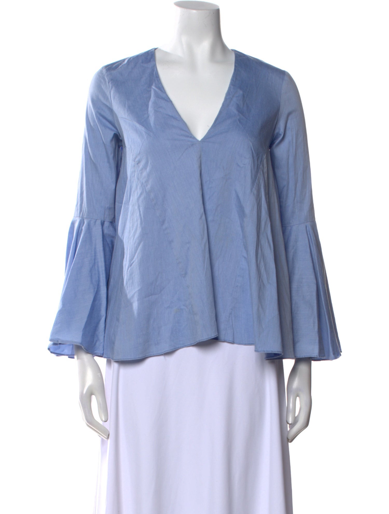 Alexis V-Neck Three-Quarter Sleeve Blouse