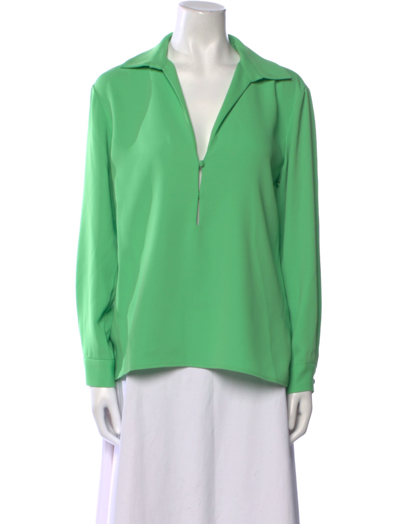 Alexis V-Neck Long Sleeve Blouse