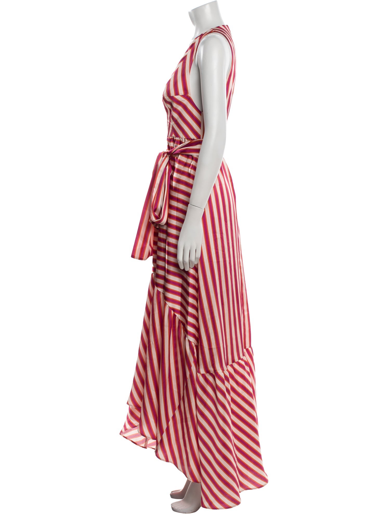 Alexis Striped Long Dress