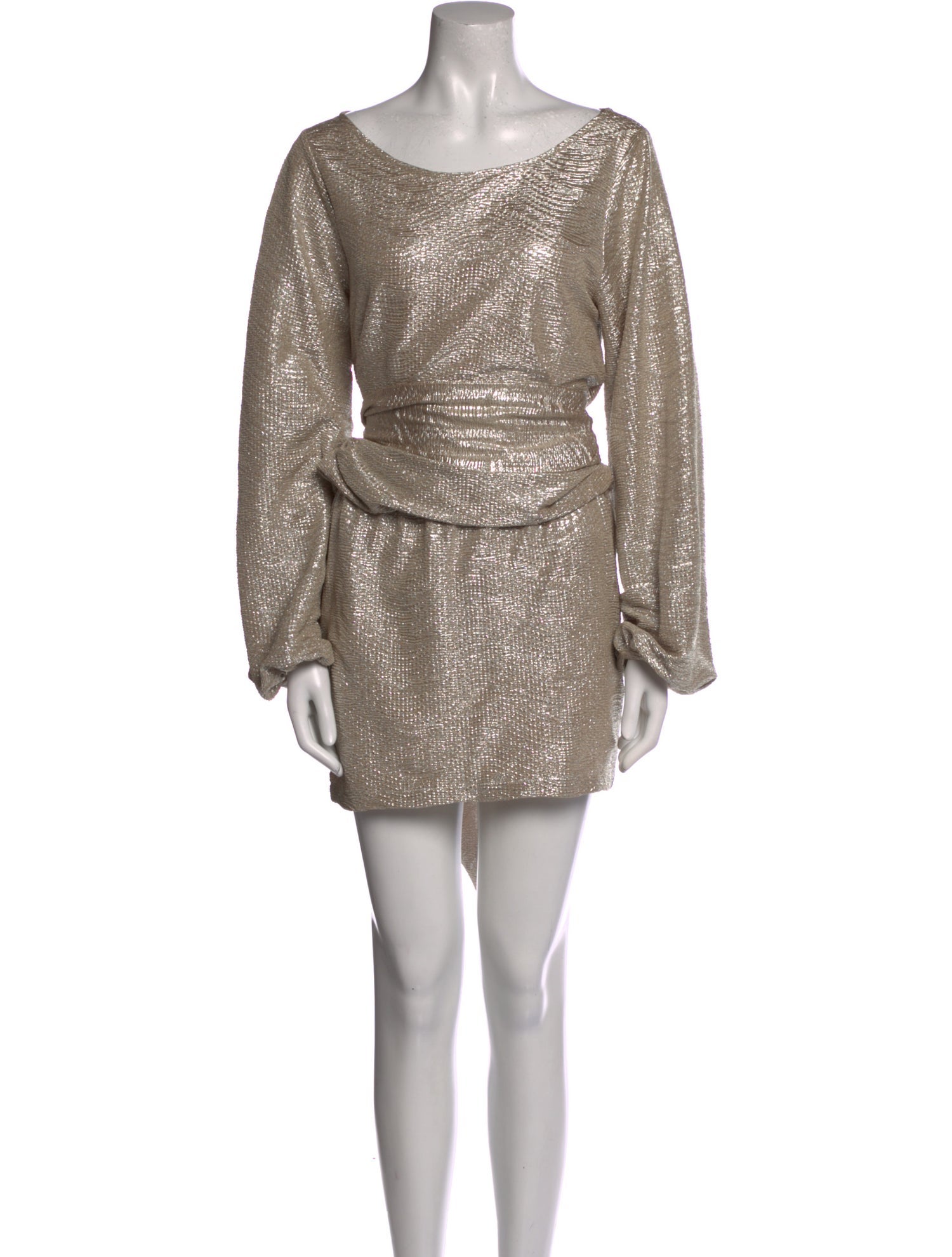 Alexis Cowl Neck Knee-Length Dress