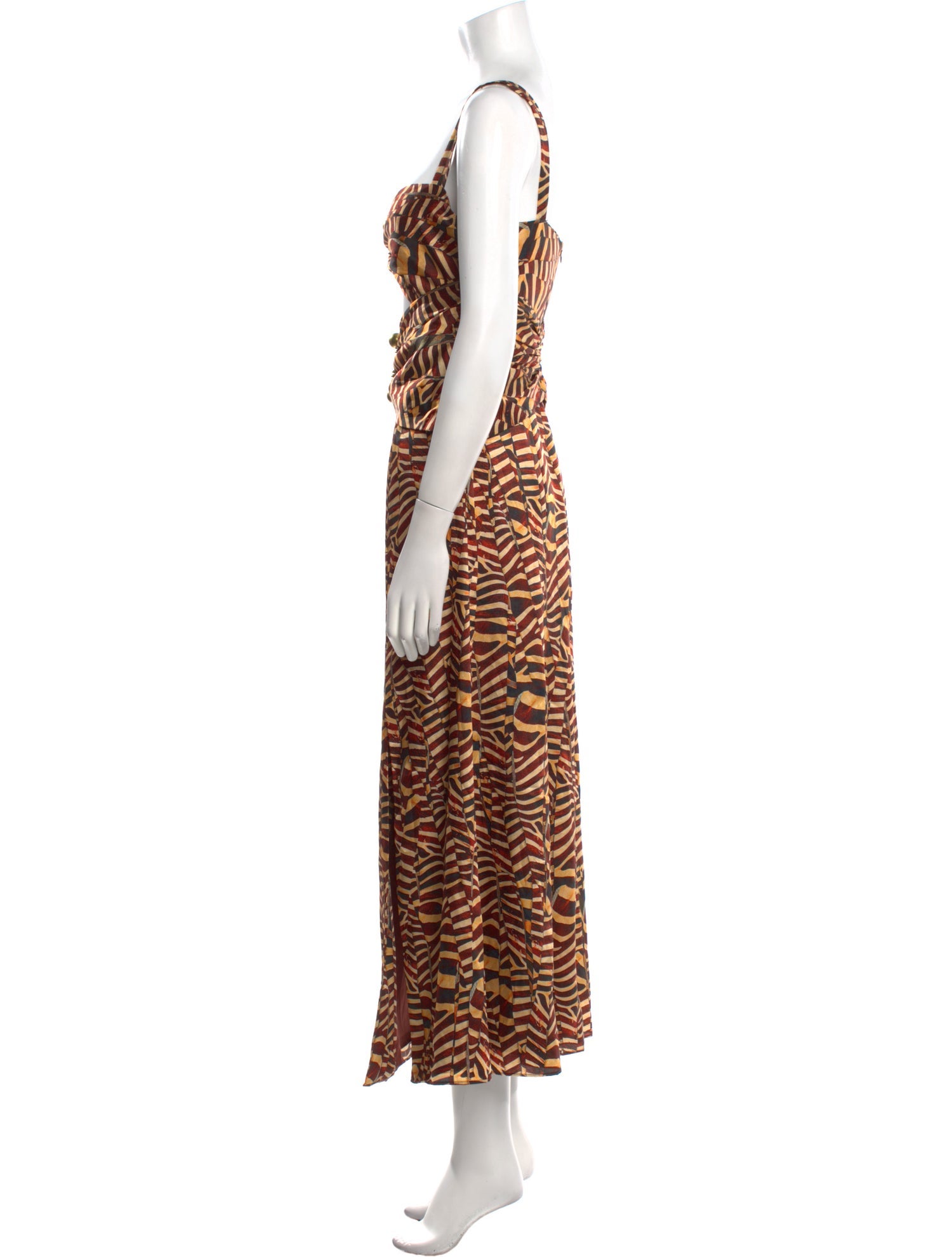 Alexis Printed Long Dress