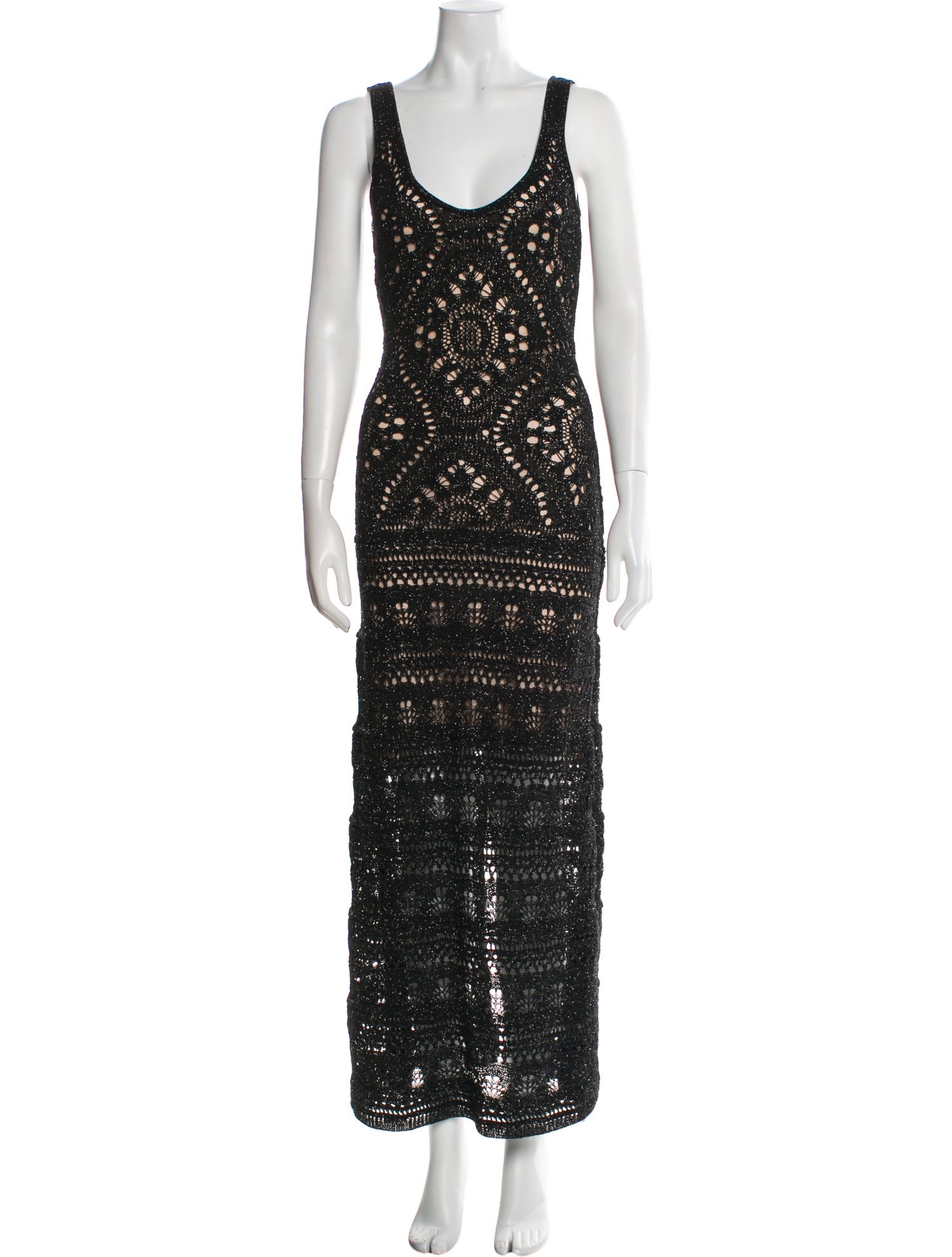 Alexis Scoop Neck Long Dress w/ Tags