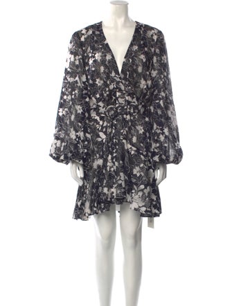 Alexis Floral Print Knee-Length Dress