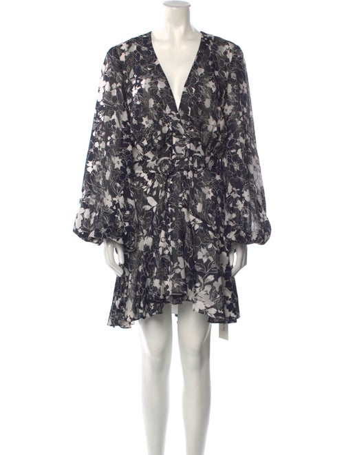 Alexis Floral Print Knee-Length Dress