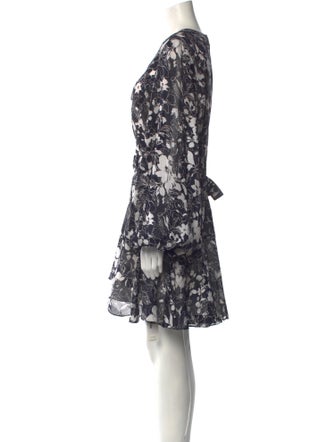Alexis Floral Print Knee-Length Dress