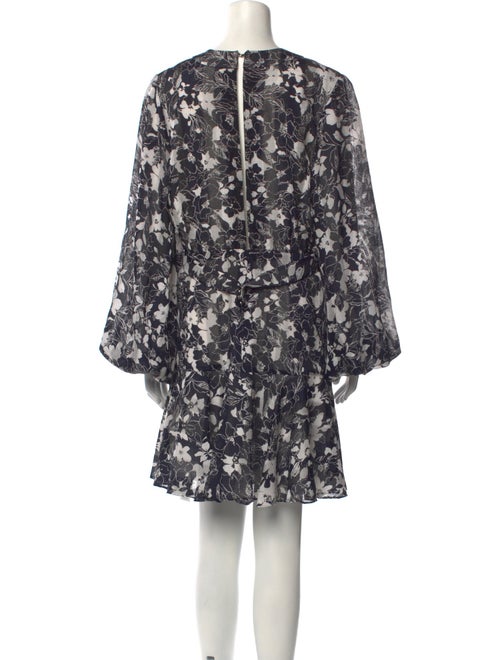 Alexis Floral Print Knee-Length Dress