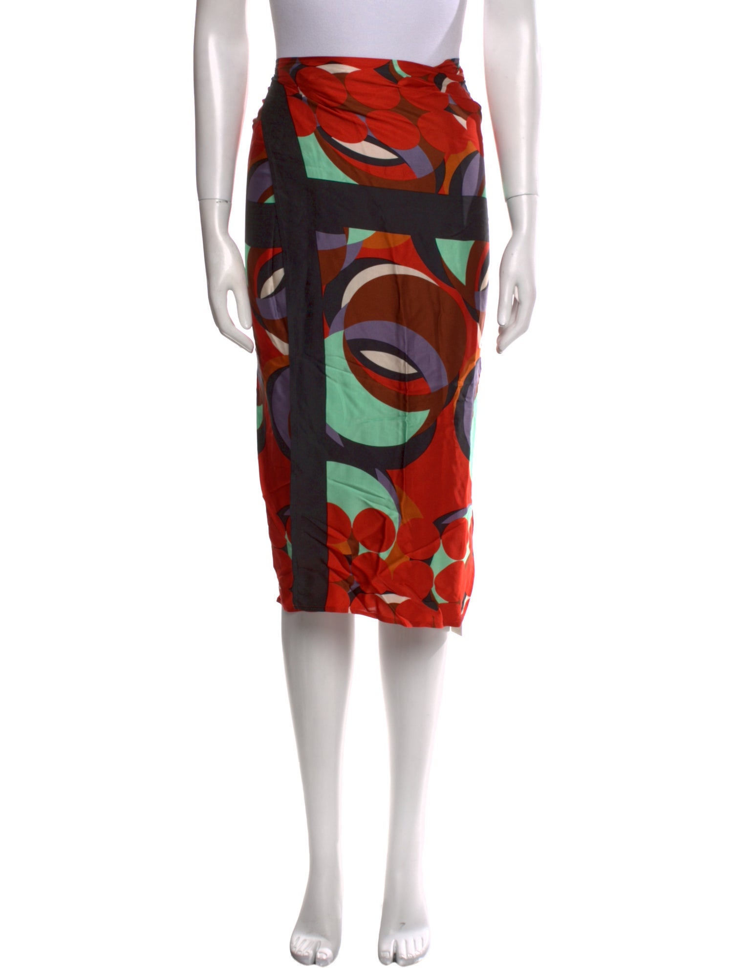 Alexis Printed Knee-Length Skirt